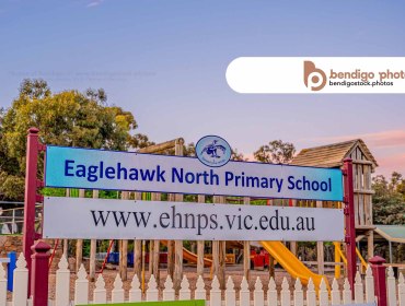 Eaglehawk North Primary School, Darcey Street - Bendigo Stock Photos
