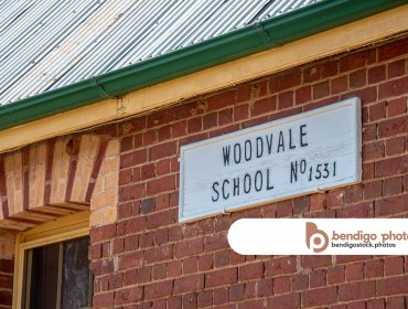 Woodvale Community Hall, Historic State School 1531 - Bendigo Stock Photos